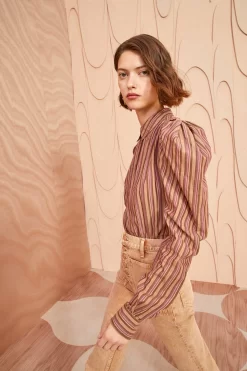 ULLA JOHNSON Dari Blouse - Mulberry 7 ULLA JOHNSON Dari Blouse - Mulberry -Fashion Haven Shop ULLA JOHNSON Dari Blouse MULBERRY 0070