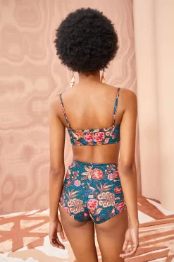 ULLA JOHNSON Deia Bikini Top - Delphinium -Fashion Haven Shop ULLA JOHNSON Deia Bikini TOP DELPHINIUM 03