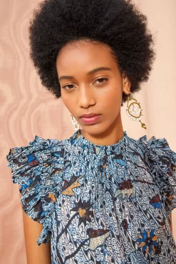 ULLA JOHNSON Denia Dress - Morning Glory -Fashion Haven Shop ULLA JOHNSON Denia Dress MORNING GLORY 05