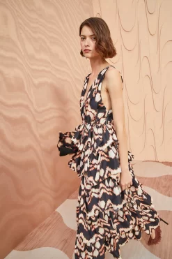 ULLA JOHNSON Dephne Dress - Obsidian -Fashion Haven Shop ULLA JOHNSON Dephne Dress OBSIDIAN 03