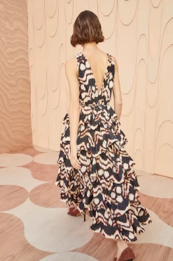 ULLA JOHNSON Dephne Dress - Obsidian -Fashion Haven Shop ULLA JOHNSON Dephne Dress OBSIDIAN 04