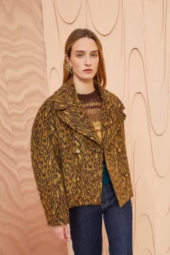 ULLA JOHNSON Dorothea Jacket - Lynx 9 ULLA JOHNSON Dorothea Jacket - Lynx -Fashion Haven Shop ULLA JOHNSON Dorothea Jacket LYNX 0135