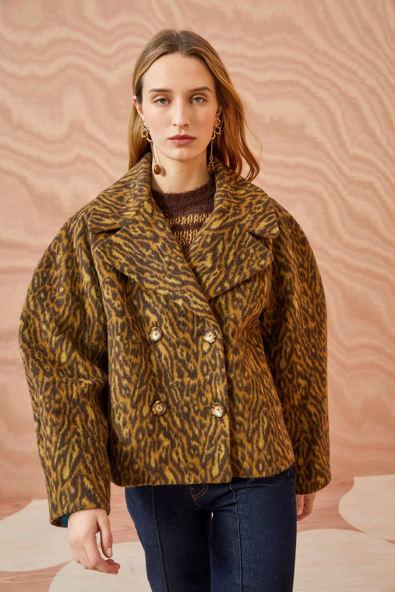 ULLA JOHNSON Dorothea Jacket - Lynx 1 ULLA JOHNSON Dorothea Jacket - Lynx