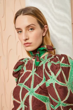 ULLA JOHNSON Ema Scarf - Teak