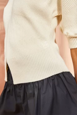 ULLA JOHNSON Eila Top - Chalk 7 ULLA JOHNSON Eila Top - Chalk -Fashion Haven Shop ULLA JOHNSON Eila Top CHALK 0053