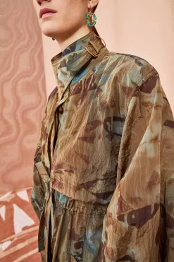 Fashion Haven Shop -Fashion Haven Shop ULLA JOHNSON Elettra Trench CHALCEDONY 02 ALT