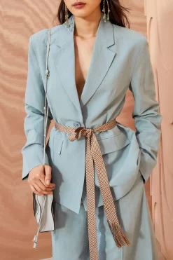 ULLA JOHNSON Ellery Jacket - Agave 8 ULLA JOHNSON Ellery Jacket - Agave -Fashion Haven Shop ULLA JOHNSON Ellery Jacket AGAVE 02 ALT