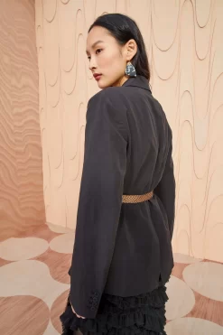 ULLA JOHNSON Ellery Jacket - Noir 8 ULLA JOHNSON Ellery Jacket - Noir -Fashion Haven Shop ULLA JOHNSON Ellery Jacket NOIR 0147