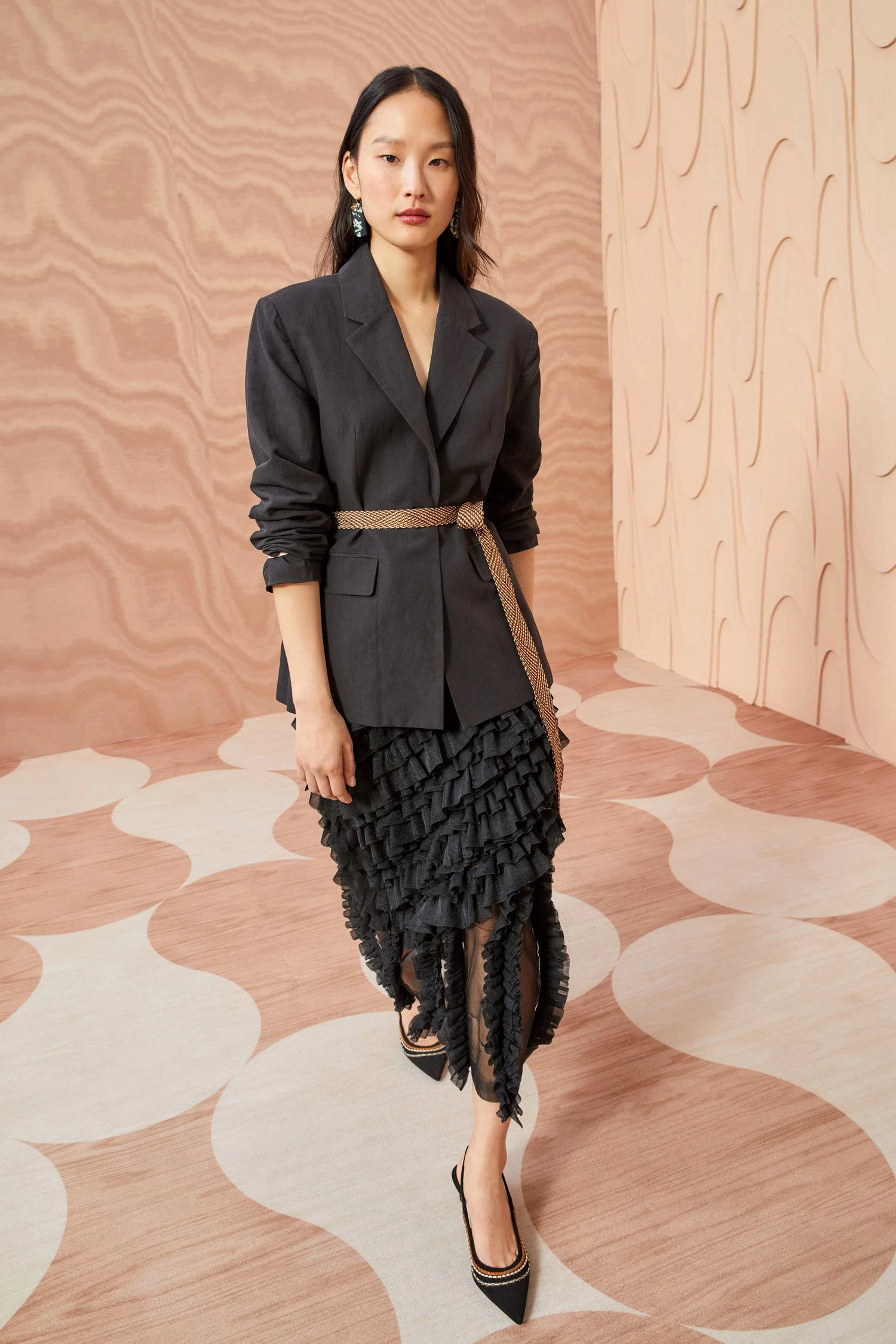 ULLA JOHNSON Ellery Jacket - Noir 5 ULLA JOHNSON Ellery Jacket - Noir - Image 5