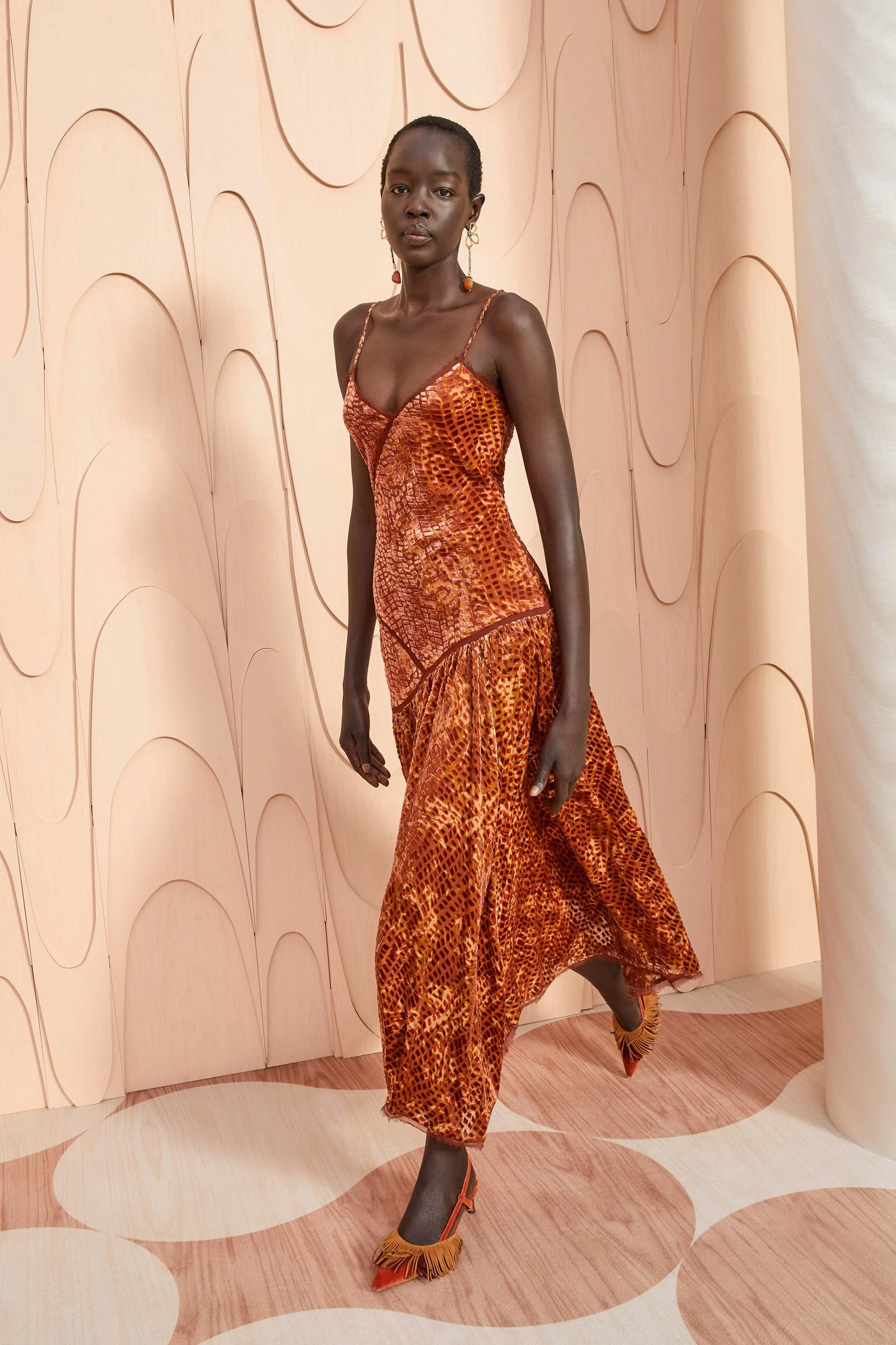 ULLA JOHNSON Elodie Dress - Sienna 6 ULLA JOHNSON Elodie Dress - Sienna - Image 6