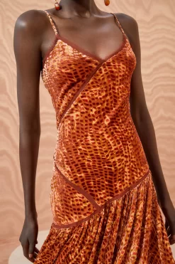 ULLA JOHNSON Elodie Dress - Sienna 8 ULLA JOHNSON Elodie Dress - Sienna -Fashion Haven Shop ULLA JOHNSON Elodie Dress SIENNA 02 ALT