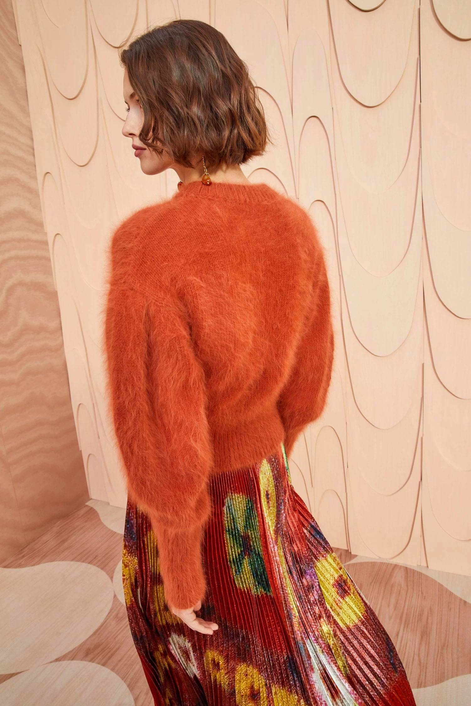 ULLA JOHNSON Emira Pullover - Redwood 5 ULLA JOHNSON Emira Pullover - Redwood - Image 5