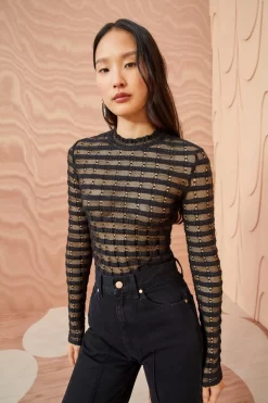 ULLA JOHNSON Emma Top - Noir 8 ULLA JOHNSON Emma Top - Noir -Fashion Haven Shop ULLA JOHNSON Emma Top NOIR 0082