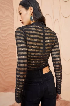 ULLA JOHNSON Emma Top - Noir 9 ULLA JOHNSON Emma Top - Noir -Fashion Haven Shop ULLA JOHNSON Emma Top NOIR 0121