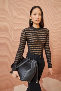 ULLA JOHNSON Emma Top - Noir