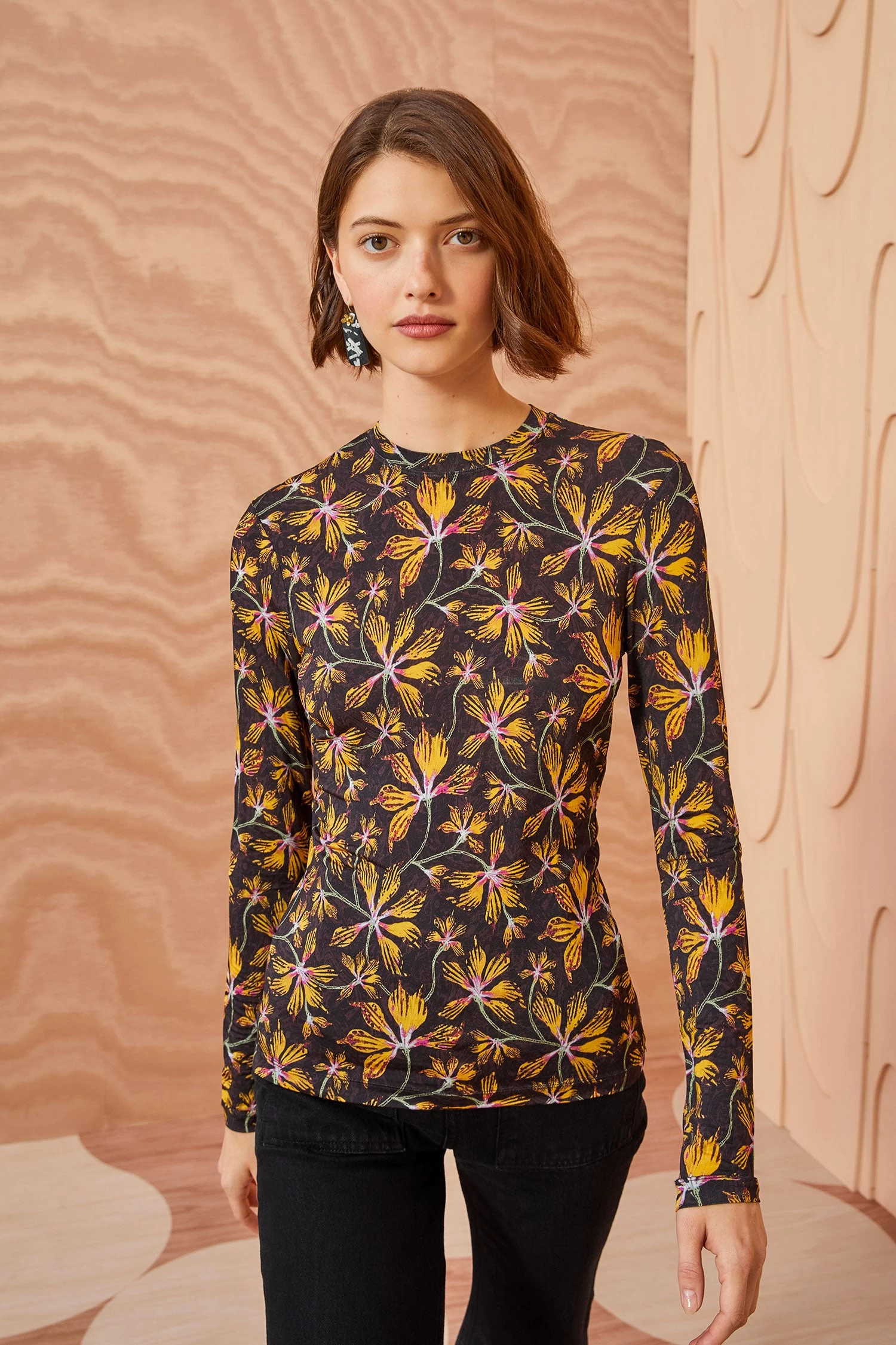 ULLA JOHNSON Eve Top - Maple 3 ULLA JOHNSON Eve Top - Maple - Image 3