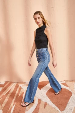 ULLA JOHNSON Fia Top - Noir -Fashion Haven Shop ULLA JOHNSON FIA TOP NOIR 04