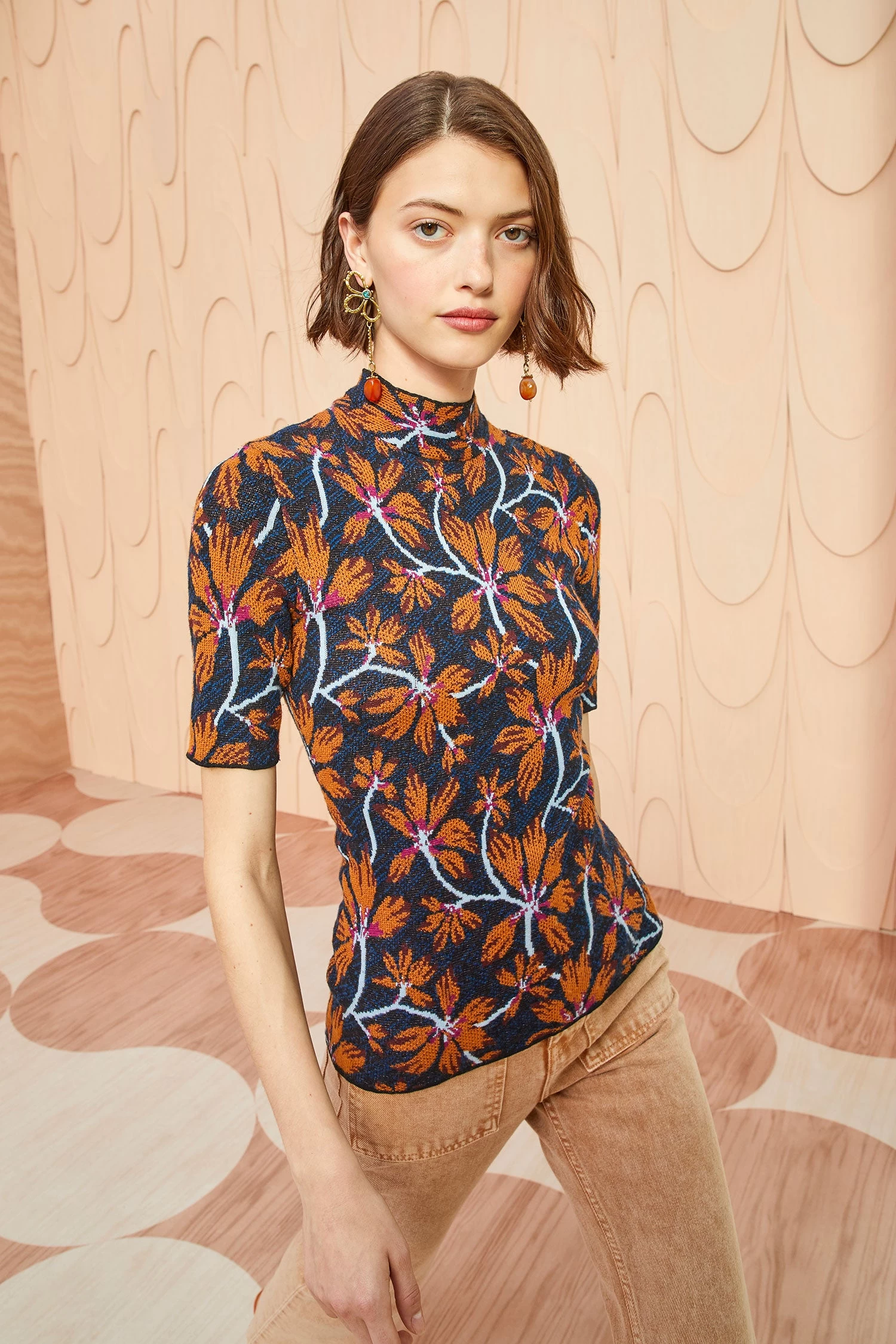 ULLA JOHNSON Flora Top - Bellflower 1 ULLA JOHNSON Flora Top - Bellflower