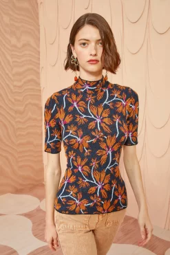 ULLA JOHNSON Flora Top - Bellflower 9 ULLA JOHNSON Flora Top - Bellflower -Fashion Haven Shop ULLA JOHNSON Flora Top BELLFLOWER 03