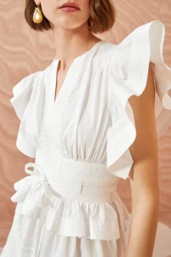 ULLA JOHNSON Florence Dress - Pristine 9 ULLA JOHNSON Florence Dress - Pristine -Fashion Haven Shop ULLA JOHNSON Florence Dress PRISTINE 0112