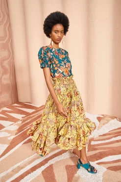 ULLA JOHNSON Frances Top - Delphinium 9 ULLA JOHNSON Frances Top - Delphinium -Fashion Haven Shop ULLA JOHNSON Frances Top DELPHINIUM 0110