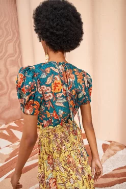 ULLA JOHNSON Frances Top - Delphinium 8 ULLA JOHNSON Frances Top - Delphinium -Fashion Haven Shop ULLA JOHNSON Frances Top DELPHINIUM 0132