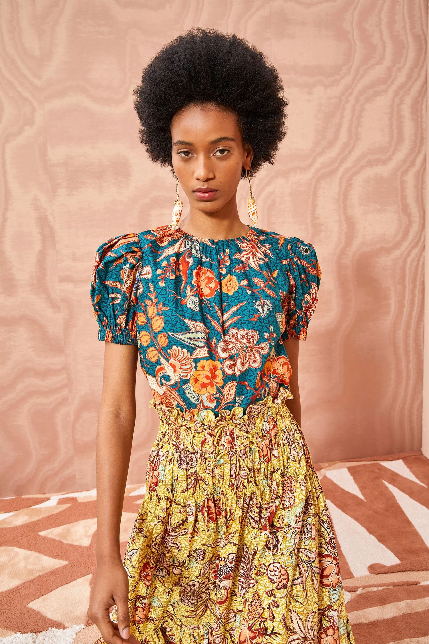 ULLA JOHNSON Frances Top - Delphinium 1 ULLA JOHNSON Frances Top - Delphinium