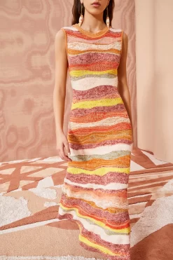 ULLA JOHNSON Gaia Dress - Agate -Fashion Haven Shop ULLA JOHNSON Gaia Dress AGATE 02 ALT