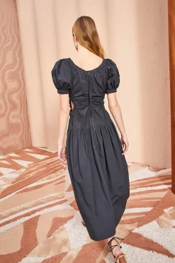 ULLA JOHNSON Golda Dress - Noir 7 ULLA JOHNSON Golda Dress - Noir -Fashion Haven Shop ULLA JOHNSON Golda Dress NOIR 0078