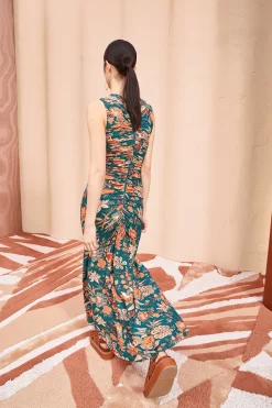 ULLA JOHNSON Gwynne Dress - Delphinium -Fashion Haven Shop ULLA JOHNSON Gwynne Dress DELPHINIUM 04