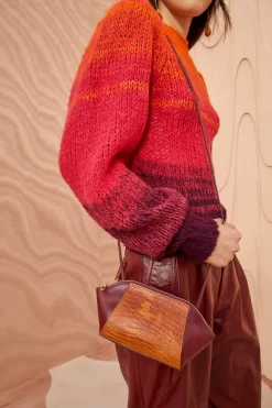 ULLA JOHNSON Imogen Large Make-Up Pouch - Sierra Lizard