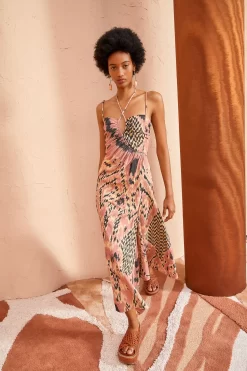 ULLA JOHNSON Imara Dress - Honeycomb -Fashion Haven Shop ULLA JOHNSON Imara Dress HONEYCOMB 03