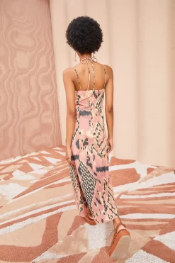 ULLA JOHNSON Imara Dress - Honeycomb -Fashion Haven Shop ULLA JOHNSON Imara Dress HONEYCOMB 04