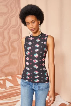 ULLA JOHNSON Ines Top - Nocturne 7 ULLA JOHNSON Ines Top - Nocturne -Fashion Haven Shop ULLA JOHNSON Ines Top NOCTURNE 03