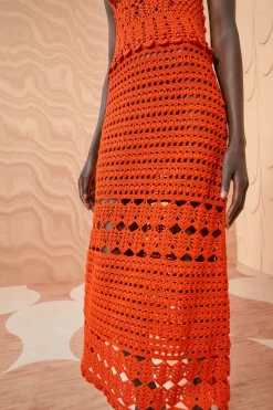 ULLA JOHNSON Innika Dress - Carnelian -Fashion Haven Shop ULLA JOHNSON Innika Dress CARNELIAN 0181