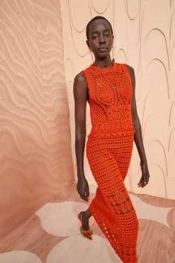 ULLA JOHNSON Innika Dress - Carnelian -Fashion Haven Shop ULLA JOHNSON Innika Dress CARNELIAN 0230