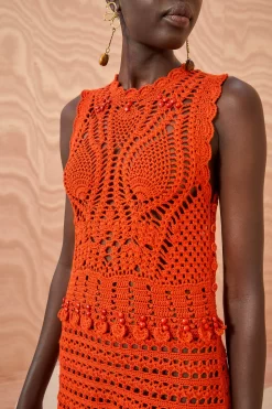 ULLA JOHNSON Innika Dress - Carnelian -Fashion Haven Shop ULLA JOHNSON Innika Dress CARNELIAN 02 ALT