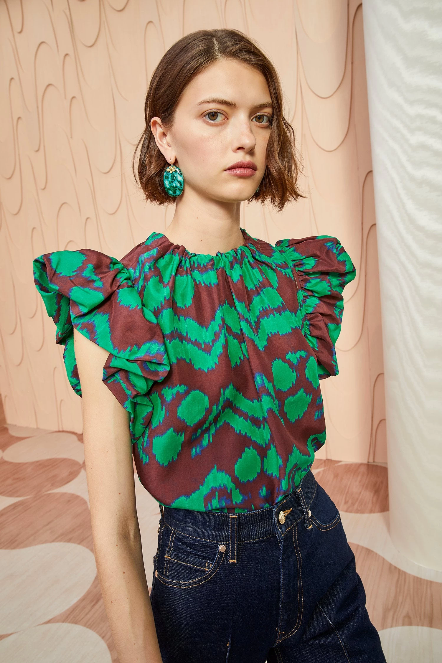 ULLA JOHNSON Iren Top - Malachite 5 ULLA JOHNSON Iren Top - Malachite - Image 5