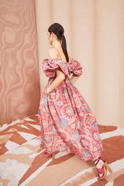 ULLA JOHNSON Izra Gown - Passionflower 8 ULLA JOHNSON Izra Gown - Passionflower -Fashion Haven Shop ULLA JOHNSON Izra Gown PASSIONFLOWER 04