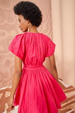 ULLA JOHNSON Jessa Dress - Orchid 8 ULLA JOHNSON Jessa Dress - Orchid -Fashion Haven Shop ULLA JOHNSON Jessa Dress ORCHID 04