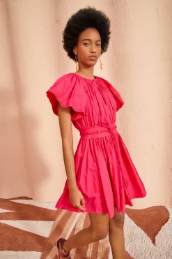 ULLA JOHNSON Jessa Dress - Orchid 9 ULLA JOHNSON Jessa Dress - Orchid -Fashion Haven Shop ULLA JOHNSON Jessa Dress ORCHID 05