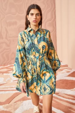 ULLA JOHNSON Jude Dress - Constellation -Fashion Haven Shop ULLA JOHNSON Jude Dress CONSTELLATION 03