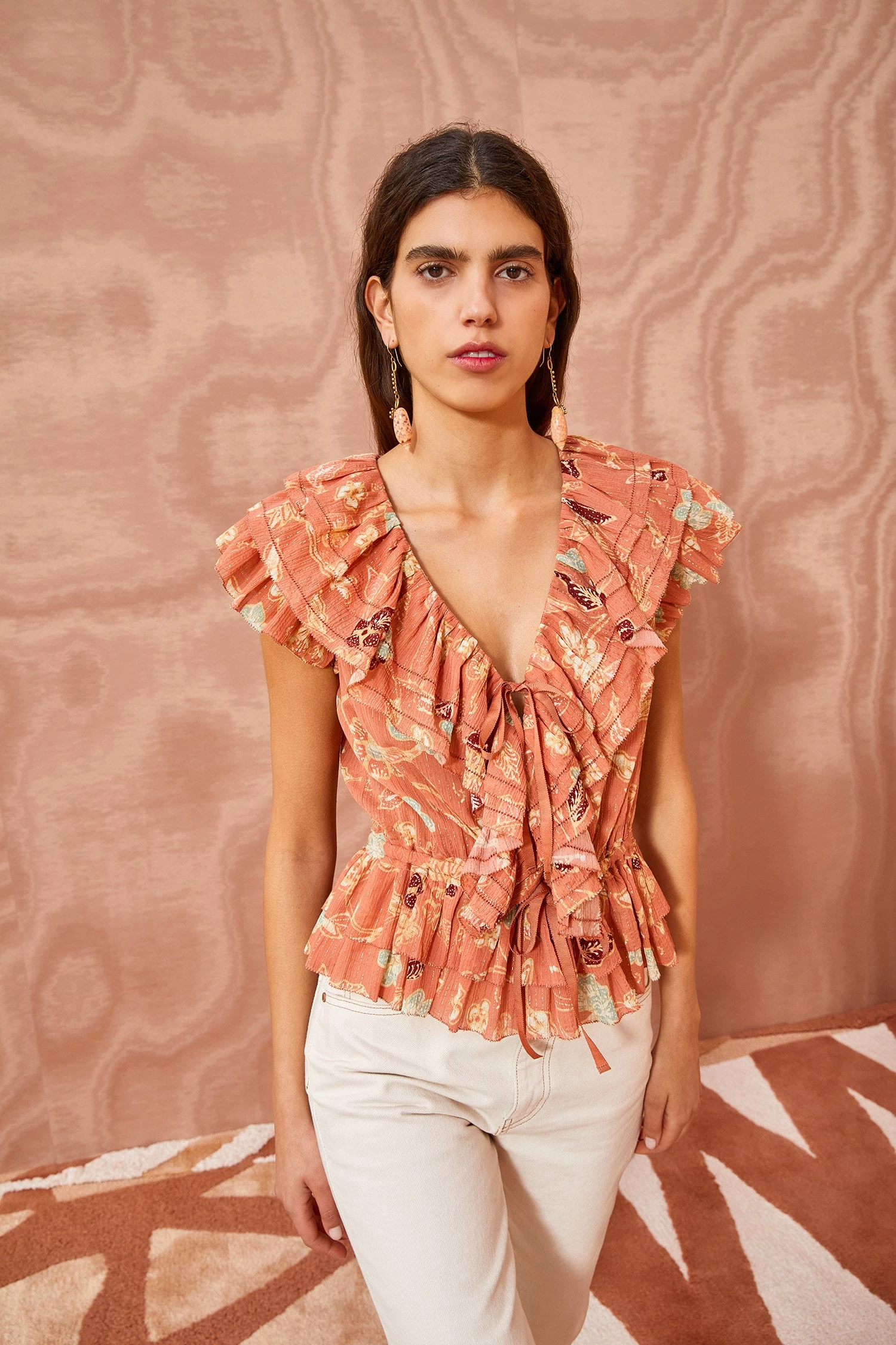 ULLA JOHNSON Kaede Top - Mesa Floral 1 ULLA JOHNSON Kaede Top - Mesa Floral