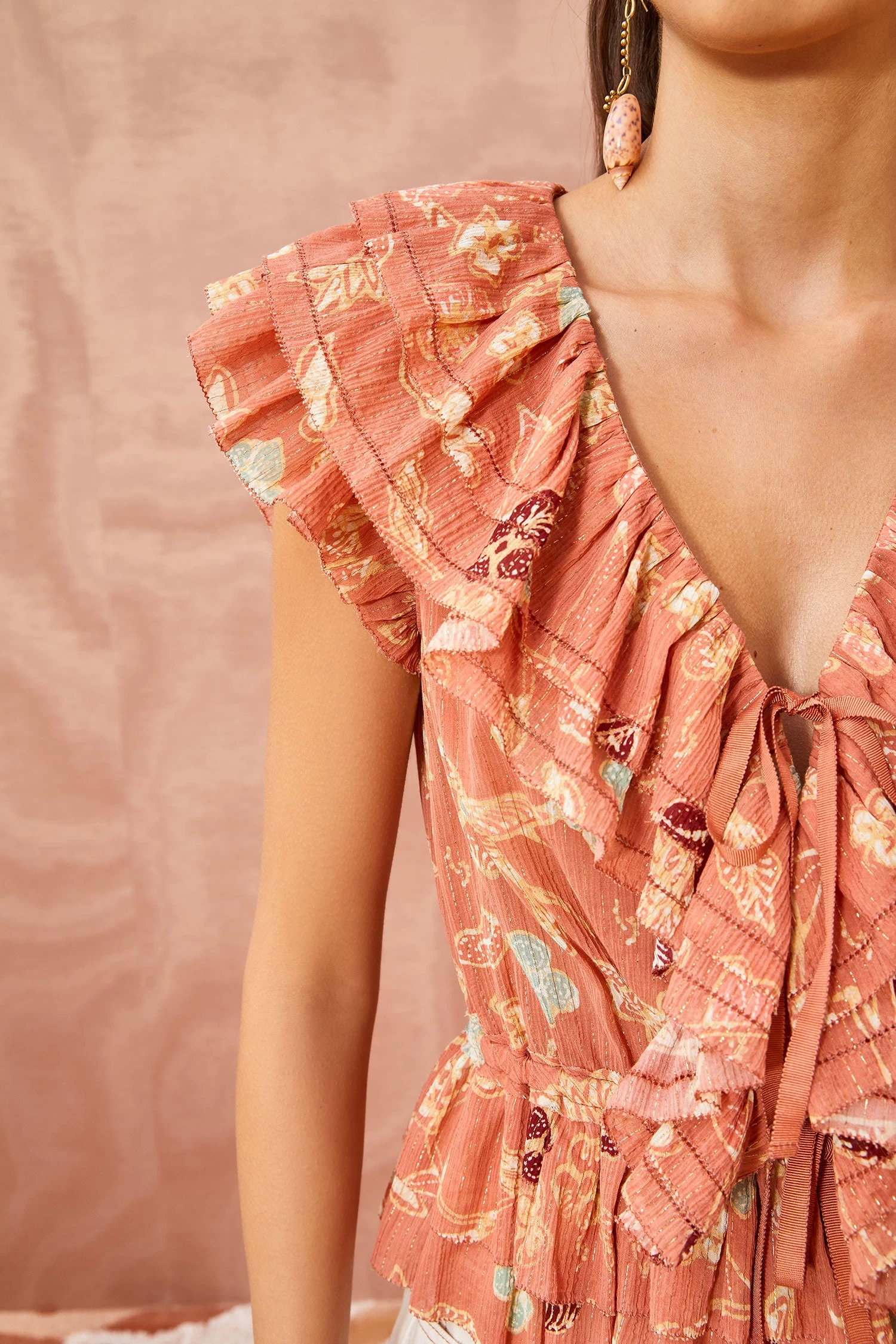 ULLA JOHNSON Kaede Top - Mesa Floral 3 ULLA JOHNSON Kaede Top - Mesa Floral - Image 3