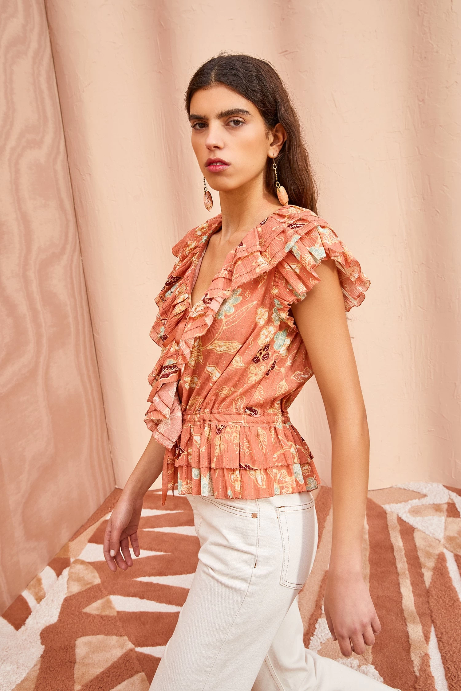 ULLA JOHNSON Kaede Top - Mesa Floral 4 ULLA JOHNSON Kaede Top - Mesa Floral - Image 4