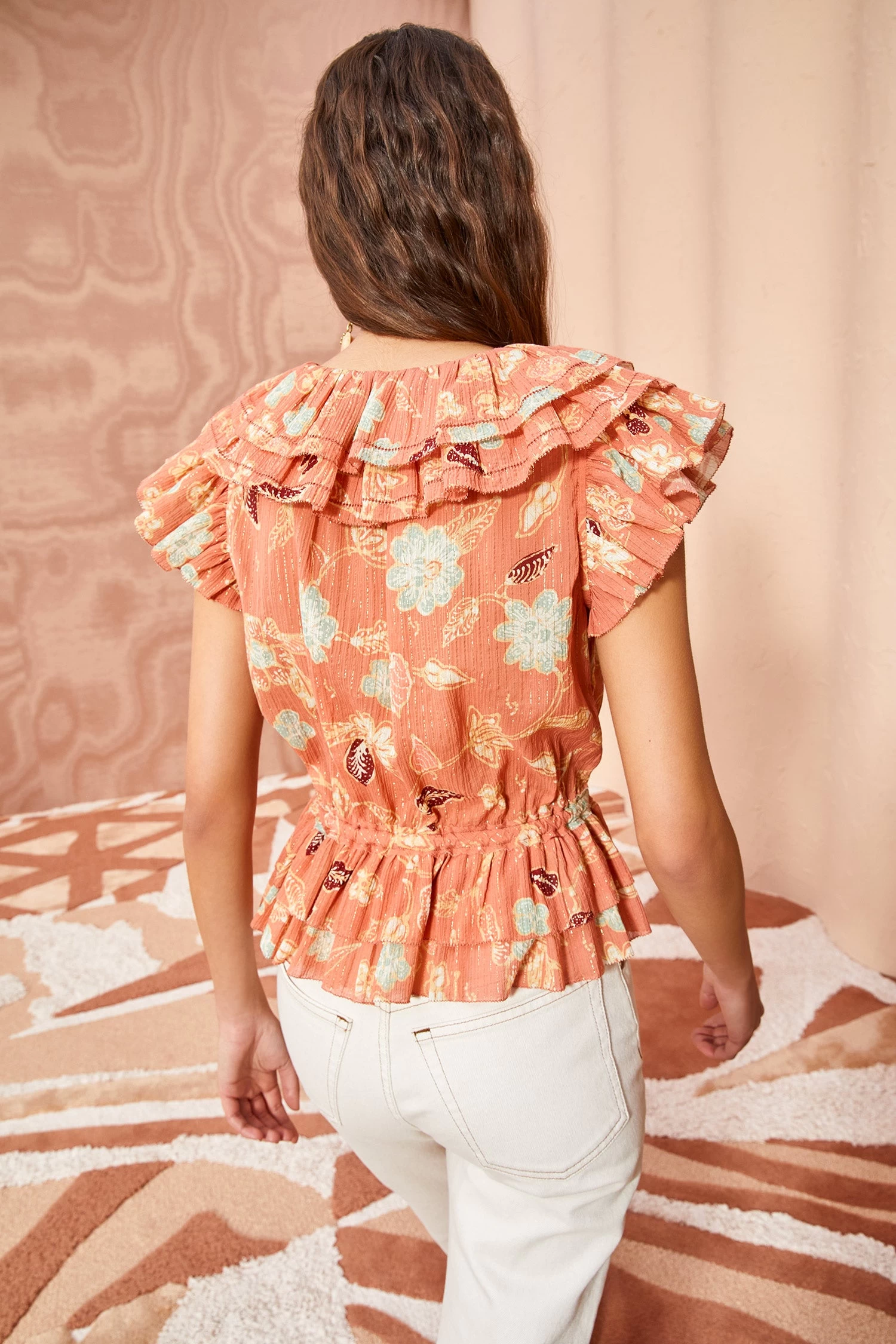 ULLA JOHNSON Kaede Top - Mesa Floral 5 ULLA JOHNSON Kaede Top - Mesa Floral - Image 5