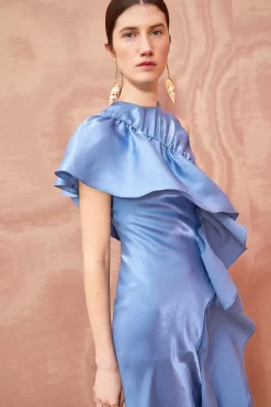 ULLA JOHNSON Lali Dress - River 8 ULLA JOHNSON Lali Dress - River -Fashion Haven Shop ULLA JOHNSON Lali Dress RIVER 0054