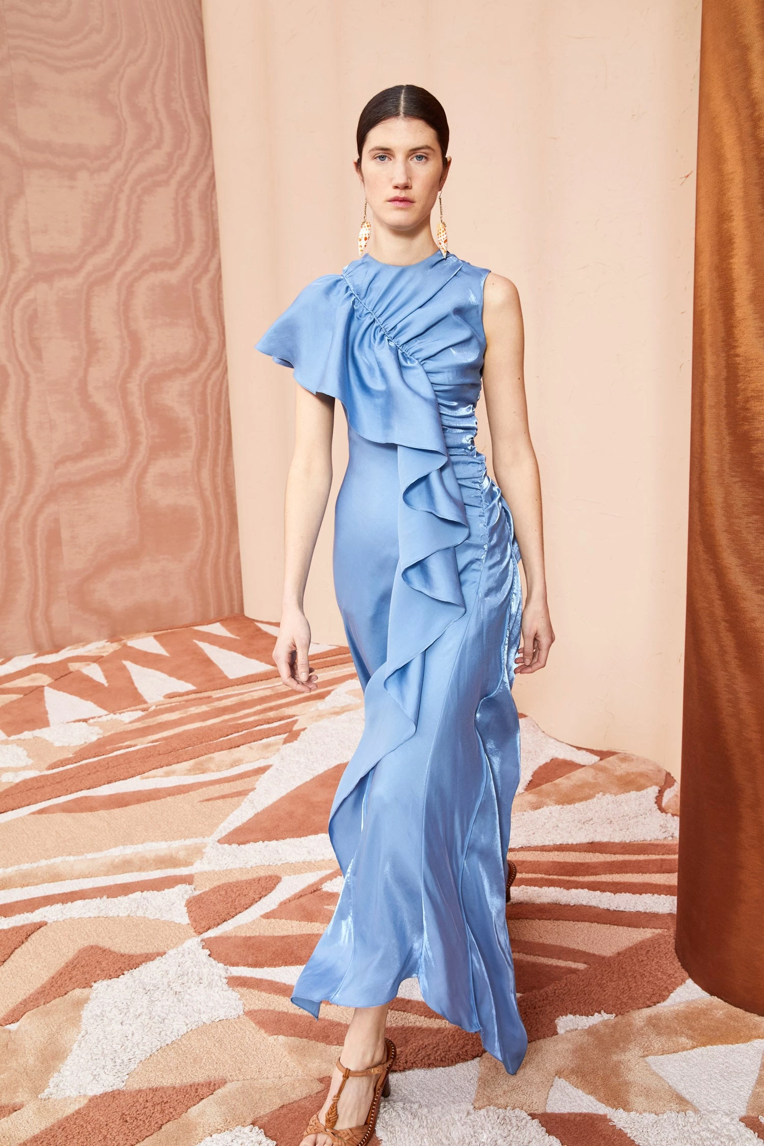 ULLA JOHNSON Lali Dress - River 1 ULLA JOHNSON Lali Dress - River