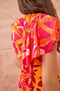 ULLA JOHNSON Lali Dress - Tigerlilly 10 ULLA JOHNSON Lali Dress - Tigerlilly -Fashion Haven Shop ULLA JOHNSON Lali Dress TIGERLILLY 05