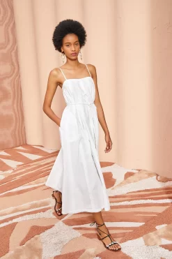 ULLA JOHNSON Leela Dress - Pristine 8 ULLA JOHNSON Leela Dress - Pristine -Fashion Haven Shop ULLA JOHNSON Leela Dress PRISTINE 04